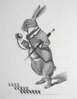[Rabbit] ﾌｪﾘｼﾓ ｸﾁｭﾘｴ第1回秋冬みんなの手づくり作品展 自由作品部門入賞 不思議な国のアリスのうさぎの2作目です。1作目はこのﾍﾟｰｼﾞの下の方に掲載しています。