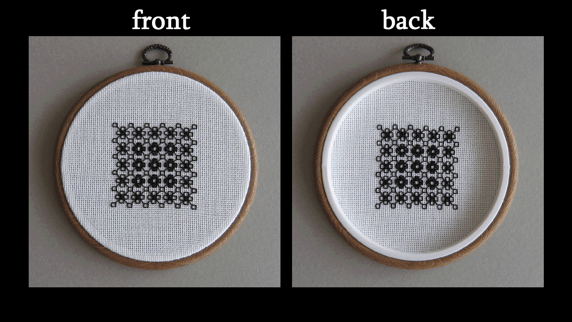 イギリス伝統のブラックワーク刺繍 BLACKWORK embroidery mifu